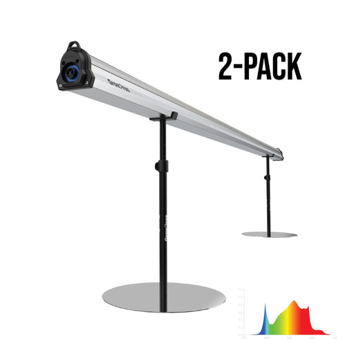 GrowPros 8' 250W Under Canopy Grow Light (2-Pack) | Full-Spectrum + IR | Model 1 - LED Grow Lights Depot