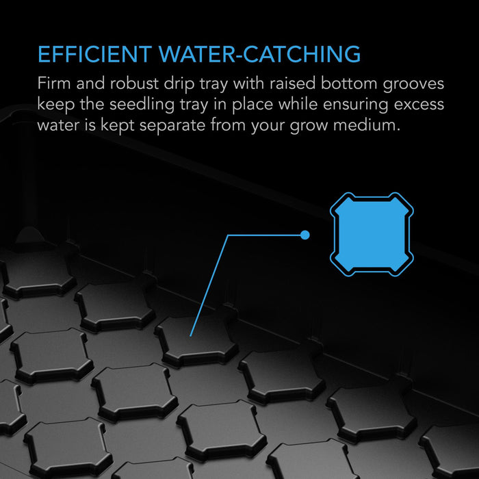 AC Infinity Humidity Dome | Large Clear Dome w/Height Extension | 5x8 Tray - LED Grow Lights Depot