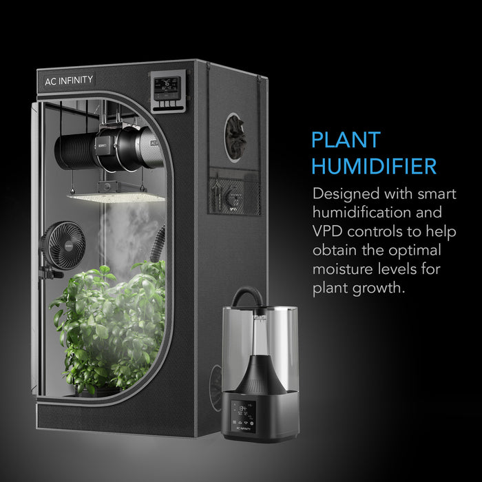 AC Infinity 4.5L CloudForge T3 Humidifier | Smart Controls | Targeted Vaporizing - LED Grow Lights Depot