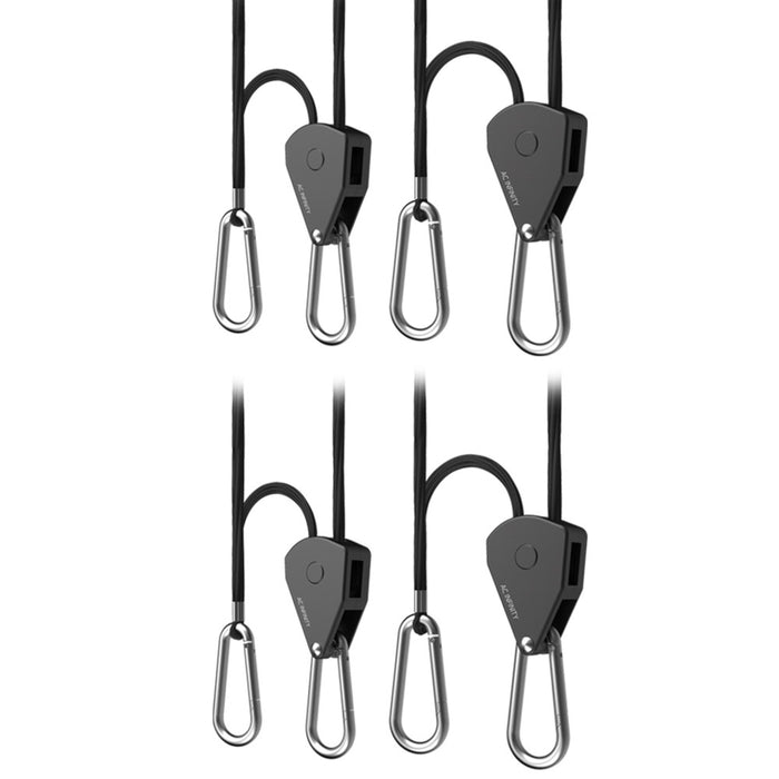 AC Infinity Heavy Duty Rope Clip Hangers | Two Pairs  - LED Grow Lights Depot