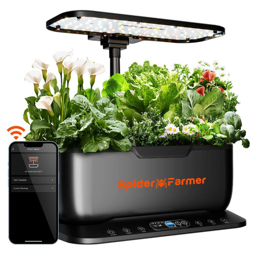 2024 Spider Farmer SmartG12 Hydroponics Growing System Indoor Garden | PRE-ORDER: Expected to ship after Nov 25  - LED Grow Lights Depot