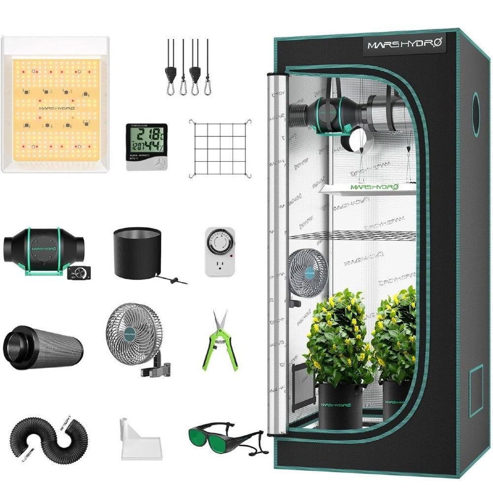 Mars Hydro TS 600 2 x2 Complete Indoor Grow Tent Kit