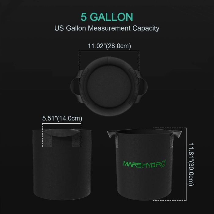 Mars Hydro FC-E6500 & 5'x5' Complete Grow Tent Kit with 6" iFresh Fan Kit | PRE-ORDER: Expected to ship ~Mid-December - LED Grow Lights Depot